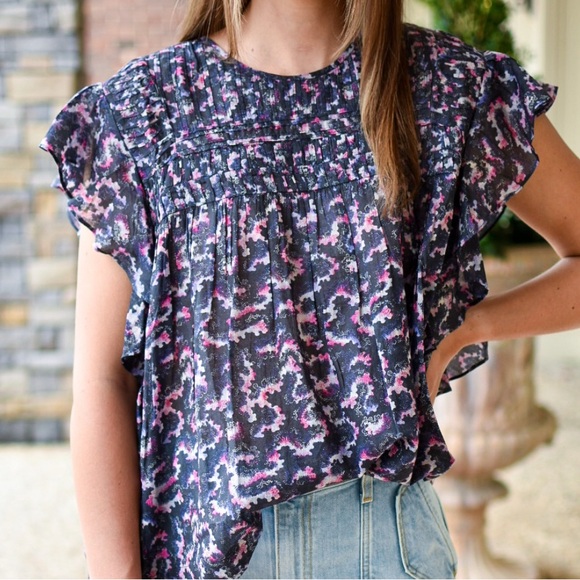 ISABEL MARANT ETOILE ILAYONA BLOUSE - Picture 1 of 6